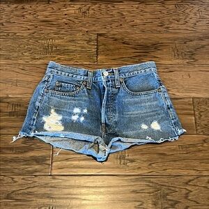Re/Done Originals High Rise Shorts Size 26